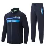 hugo boss tracksuit jacket pantalon with logo hg88799 blue